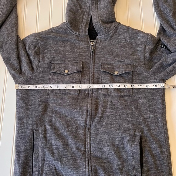 3/$25 SALE Urban Pipeline Boys XL Gray Full Zip Hoodie Faux Fur Lined Sweatshirt - Picture 7 of 9
